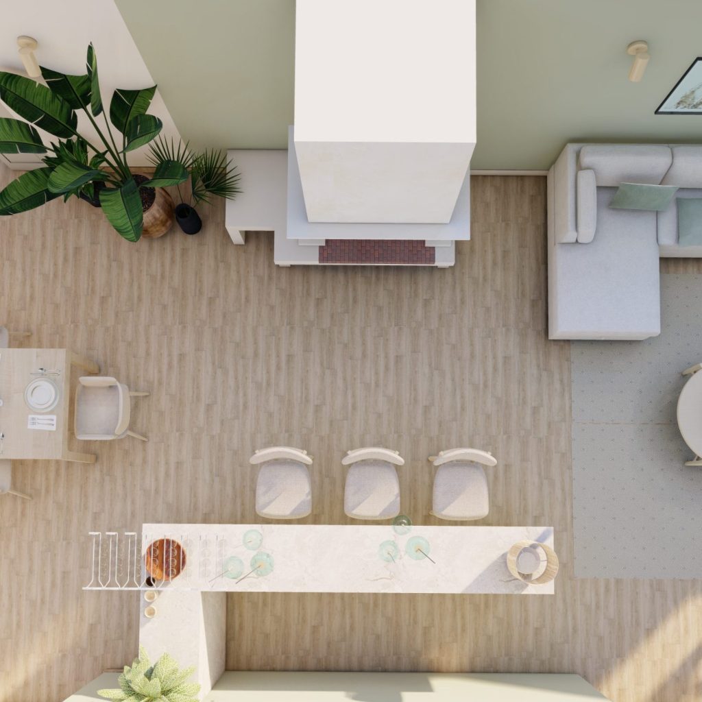 Projet S - 3D aménagement séjour